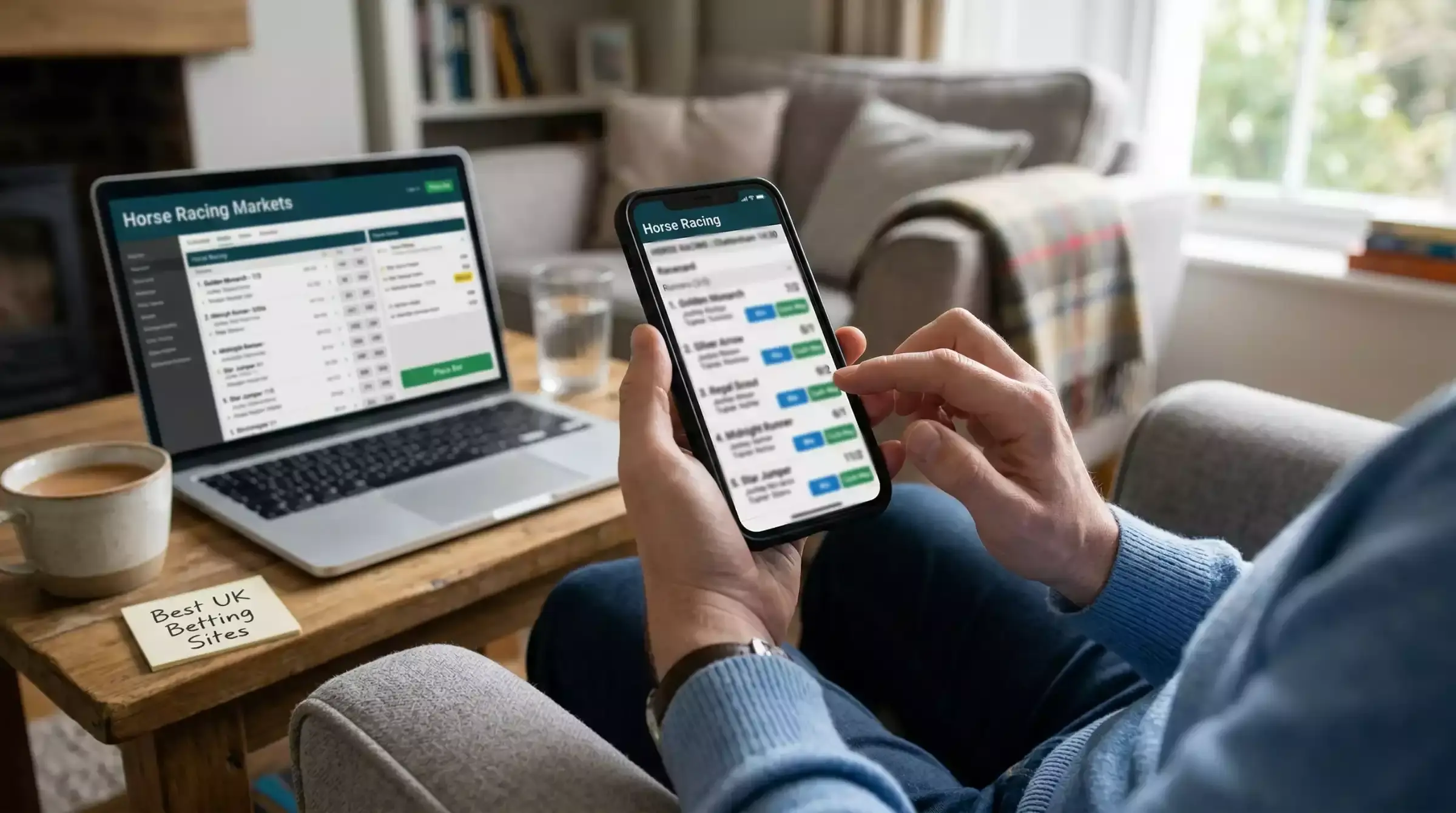 Comparison of the best horse racing betting sites in the UK for 2026, rated by odds quality, features and safety
